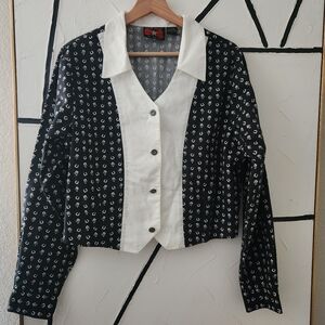 Five Star By Roper Western Horse Floral Button Up Size L